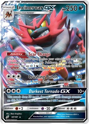 Incineroar GX, SM - Team Up