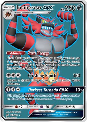 Incineroar GX (Full Art), SM - Team Up
