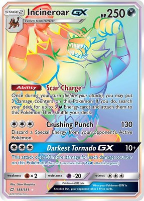 Incineroar GX (Secret), SM - Team Up
