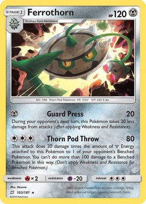 Ferrothorn, SM - Team Up