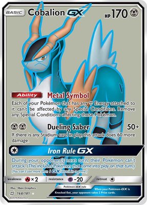 Cobalion GX (Full Art), SM - Team Up