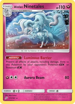 Alolan Ninetales, SM - Team Up