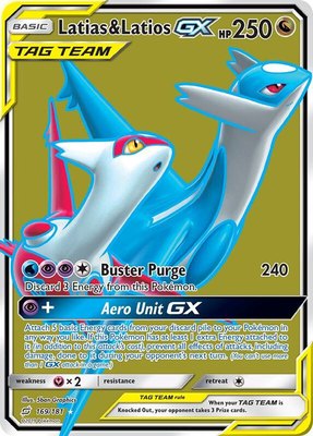 Latias & Latios GX (Full Art), SM - Team Up