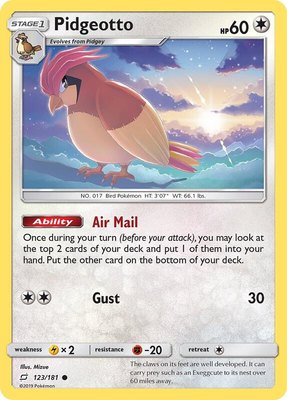 Pidgeotto, SM - Team Up