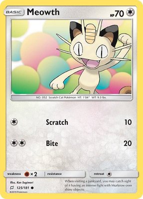 Meowth, SM - Team Up