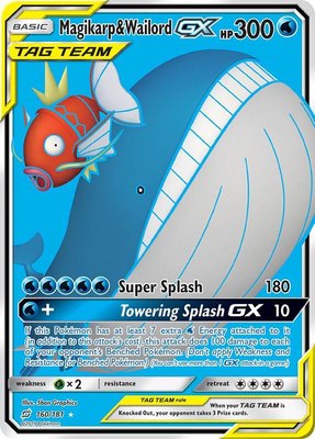 Magikarp & Wailord GX (Full Art), SM - Team Up