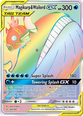 Magikarp & Wailord GX (Secret), SM - Team Up