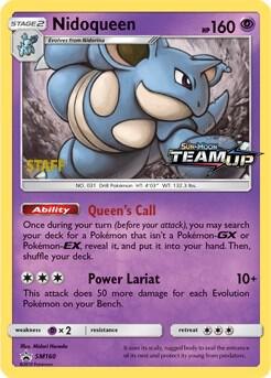 Nidoqueen (Prerelease) [Staff], SM Promos