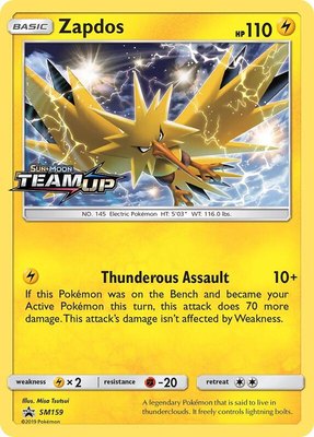 Zapdos (Prerelease), SM Promos