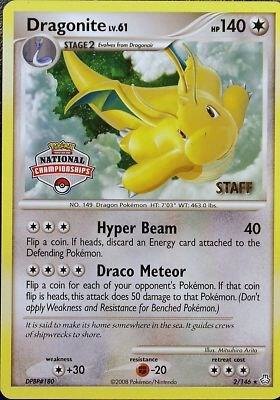 Dragonite (National Championships) [Staff], League & Championship Cards