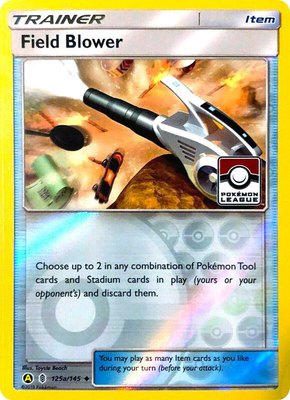 Field Blower (Pokemon League), League & Championship Cards