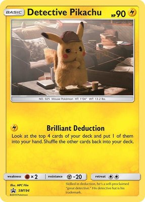 Detective Pikachu, SM Promos