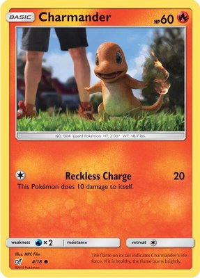 Charmander (Holo Common), Detective Pikachu