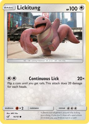 Lickitung (Holo Common), Detective Pikachu