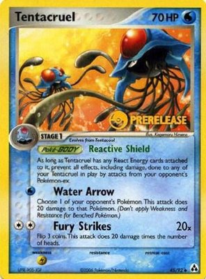 Tentacruel (Prerelease), Nintendo Promos