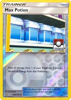 Max Potion (Pokemon League), League & Championship Cards