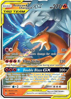 Reshiram & Charizard GX, SM - Unbroken Bonds