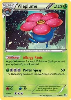 Vileplume (BW Boundaries Crossed), Deck Exclusives