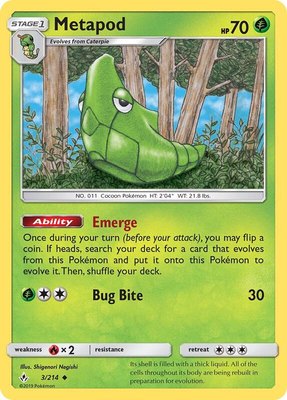 Metapod, SM - Unbroken Bonds