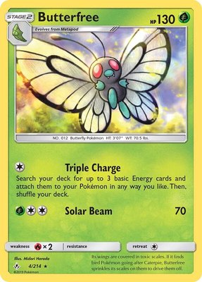 Butterfree, SM - Unbroken Bonds