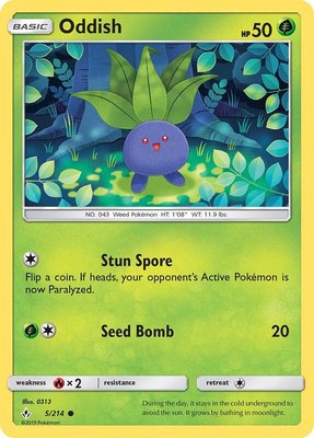 Oddish (5), SM - Unbroken Bonds