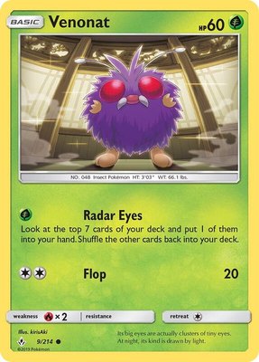 Venonat (9), SM - Unbroken Bonds