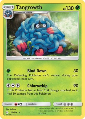 Tangrowth, SM - Unbroken Bonds