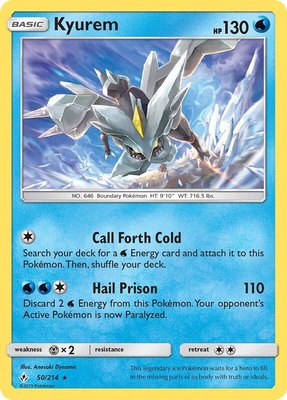 Kyurem, SM - Unbroken Bonds