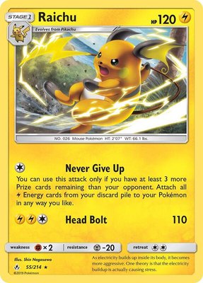 Raichu, SM - Unbroken Bonds