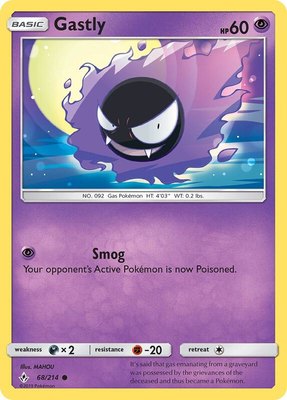Gastly (68), SM - Unbroken Bonds