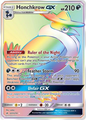 Honchkrow GX (Secret), SM - Unbroken Bonds