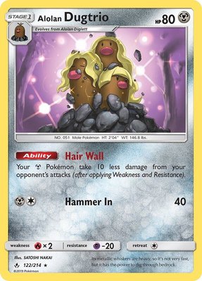Alolan Dugtrio, SM - Unbroken Bonds