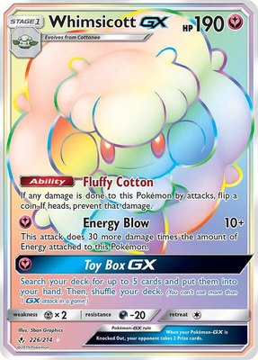 Whimsicott GX (Secret), SM - Unbroken Bonds