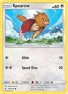 Spearow, SM - Unbroken Bonds