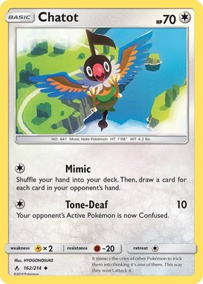 Chatot, SM - Unbroken Bonds