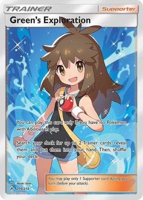 Green's Exploration (Full Art), SM - Unbroken Bonds