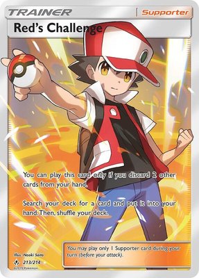 Red's Challenge (Full Art), SM - Unbroken Bonds