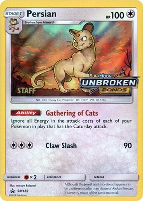 Persian (Prerelease) [Staff], SM Promos