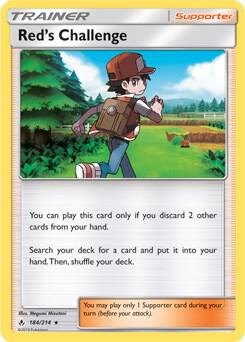 Red's Challenge (SM - Unbroken Bonds), Deck Exclusives