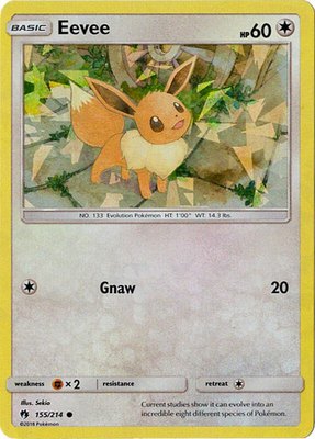Eevee (Let's Play, Eevee!) (Cracked Ice Holo), Deck Exclusives