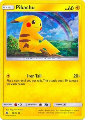 Pikachu (Cracked Ice Holo), Deck Exclusives