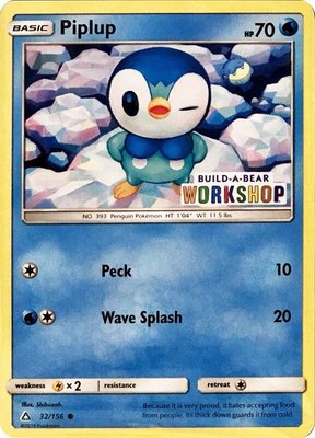 Piplup (Build-A-Bear Workshop Exclusive), Miscellaneous Cards & Products