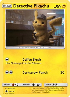 Detective Pikachu, SM Promos
