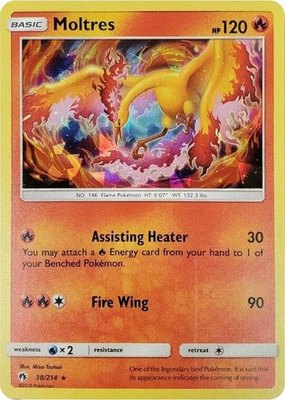 Moltres (Cracked Ice Holo), Deck Exclusives