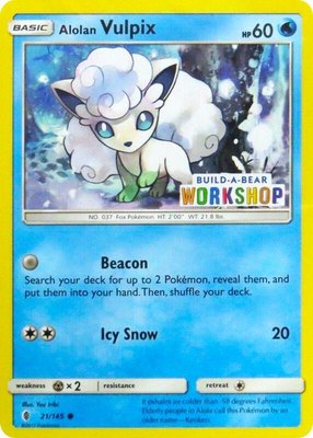 Alolan Vulpix (Build-A-Bear Workshop Exclusive), Miscellaneous Cards & Products