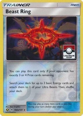 Beast Ring (League Cup), League & Championship Cards