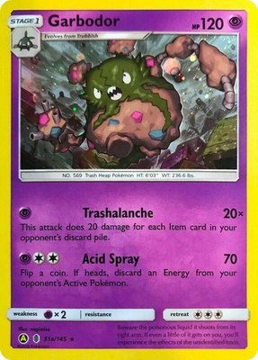 Garbodor (Cosmos Holo), Alternate Art Promos