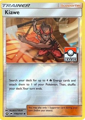 Kiawe (Pokemon League), League & Championship Cards