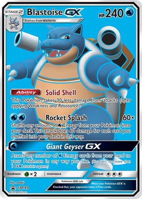 Blastoise GX, SM Promos