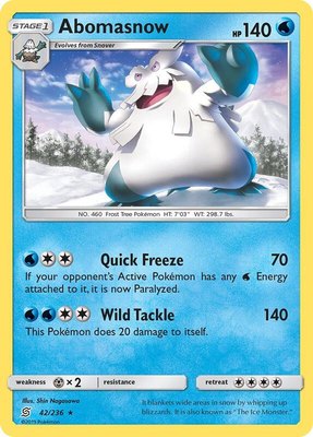 Abomasnow, SM - Unified Minds
